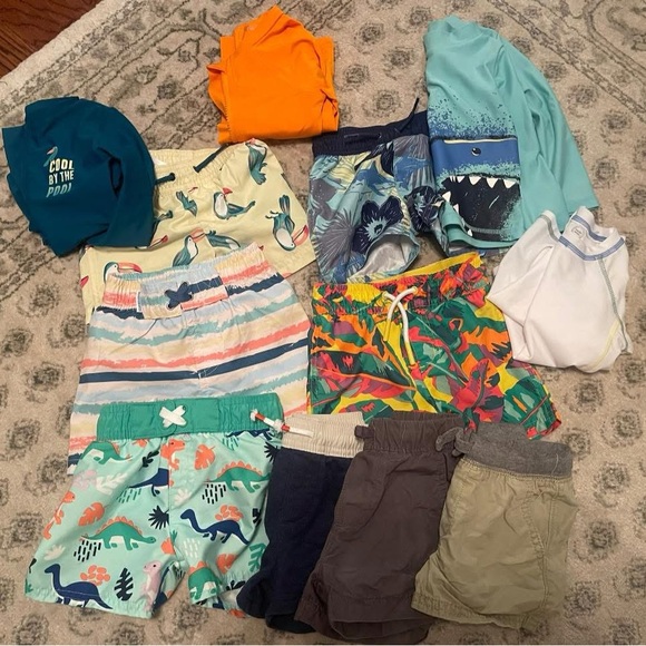 12/18 Month boys swim and shorts lot